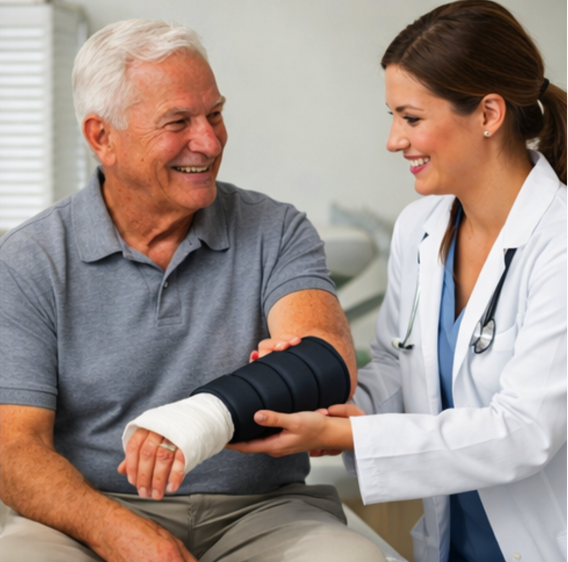 Patient looking happy after a Hand Fracture Surgery with his doctor.wrist fracture hand surgery fractured hand surgery wrist fractures anaesthesia wrist fracture fractured hand surgery wrist fracture fracture hand surgery wrist fractures closed reduction fracture hand surgery fractured hand surgery closed reduction wrist fracture wrist fracture fracture hand surgery fracture hand surgery fracture hand surgery anaesthesia wrist fracture x-rays