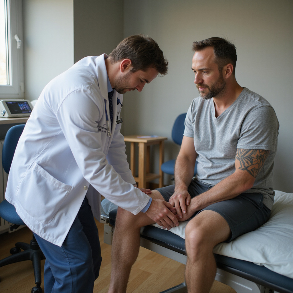 ALT TEXT: A sports doctor examining an athlete’s injured legassessing running injuries knee therapy eversion hip physiotherapy cadence hip assessing running injuries physical therapy assessing running injuries assessment of running injuries hip assessing running injuries rehabilitation knee therapy physical therapy assessment of running injuries physical therapy gait knee rehabilitation knee rehabilitation physiotherapy therapy assessing running injuries physiotherapy physiotherapy cadence hip physiotherapy gait analysis assessing running injuries assessing running injuries assessing running injuries center of mass physiotherapy assessing running injuries treadmill injured runner assessment assessment running injury gait analysis gait knee assessing running injuries foot foot injury prevention gait rehabilitation heel center of mass assessment running injury assessment of running injuries gait therapy gait analysis inclination angle knee gait analysis cadence assessment of running injuries physiotherapy physical therapy rehabilitation physiotherapy knee hip physical therapy assessing running injuries heel evaluation foot gait heel gait assessing running injuries assessing running injuries therapy physiotherapy treadmill assessing running injuries foot therapy assessing running injuries assessing running injuries physiotherapy assessment running injury heel assessing running injuries injury prevention physiotherapy assessing running injuries rehabilitation assessing running injuries knee assessing running injuries assessing running injuries physical therapy assessment running injury gait eversion physiotherapy heel physical therapy biomechanics assessment of running injuries assessing running injuries assessing running injuries physical therapy evaluations posture cadence biomechanics therapy rehabilitation