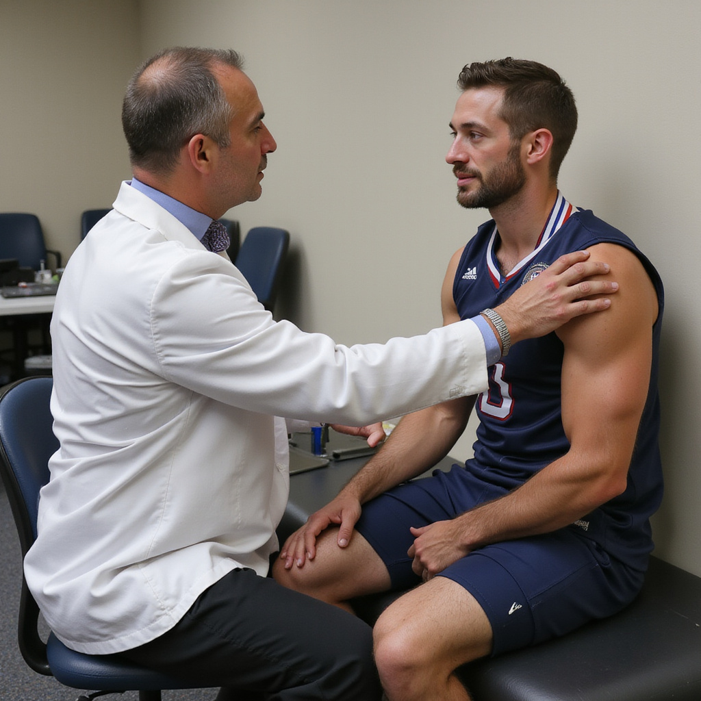 ALT TEXT: Doctor performing strength tests on an injured athlete’s leg in a medical examination room athletic injury evaluation sports medicine sports medicine diagnosis sports injuries dislocations sports injury sports injury risk factors sports injury fractures athletic injury evaluation sports injuries sports injury stress fractures sports injuries physical examination athletic injury evaluation risk assessment fractures evaluation risk factors sports injury athletic injury evaluation sports medicine athletic injury evaluation fractures athletic injury evaluation physical examination athletic injury evaluation risk factors sports injuries sports injuries evaluation sports injuries sports medicine diagnosis evaluation athletic injury evaluation preparticipation physical evaluation athletic injury evaluation biomechanics biomechanics sports injuries evaluation fractures diagnosis sports injuries sports medicine sports medicine sports injuries sports injury physical examination dislocations sports injury stress fractures sports medicine athletic injury evaluation risk assessment evaluation risk assessment diagnosis sports injuries sports injury medical history fractures medical history sports injuries evaluation sports injuries sports medicine sports injuries repetitive stress injuries evaluation dislocations risk factors evaluation of athletics injuries psychological evaluation evaluation of athletics injuries sports medicine sports injuries biomechanics sports injuries risk factors medical history sports medicine strains athletic injury evaluation evaluation sports injury medical history sports injury evaluation of athletics injuries sports medicine athletic injury evaluation sports injuries risk factors sports medicine evaluations evaluation of athletics injuries evaluation of athletics injuries evaluation of sports injury risk factors sports injury medical history physical examination athletic injury evaluation sports injury sports injury preparticipation physical evaluation concussions sports injuries sports medicine sports injuries athletic injury evaluation sports medicine risk assessment sports injuries sports injury sports injury physical examination athletic injury evaluation stress fractures
