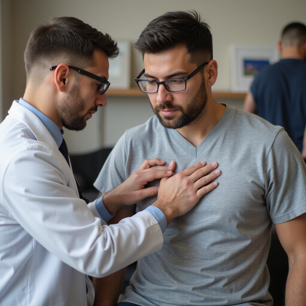 ALT TEXT: Doctor examining an athlete’s injured shoulder to assess the damage and plan treatment shoulder rotator cuff shoulder posterior labral tear shoulder instability pain instability scapula range of motion instability instability scapula impingement pain rotator cuff disease shoulder labrum labral tears glenohumeral shoulder shoulder humerus scapula shoulder pain shoulder pain range of motion shoulder inspection impingement range of motion shoulder rotator cuff rotator cuff teres minor shoulder impingement inspection infraspinatus glenohumeral shoulder instability biceps scapula internal rotation shoulder shoulder shoulder pain pain shoulder shoulder shoulder teres minor supraspinatus labrum shoulder supraspinatus impingement shoulder shoulder shoulder impingement shoulder shoulder range of motion instability palpation rotator cuff injuries biceps biceps shoulder assessment of throwing shoulder shoulder pain rotator cuff range of motion pain shoulder shoulder dislocation instability shoulder assessment of throwing shoulder shoulder dislocation teres minor impingement shoulder shoulder shoulder internal rotation shoulder pain acromioclavicular joint range of motion pain
