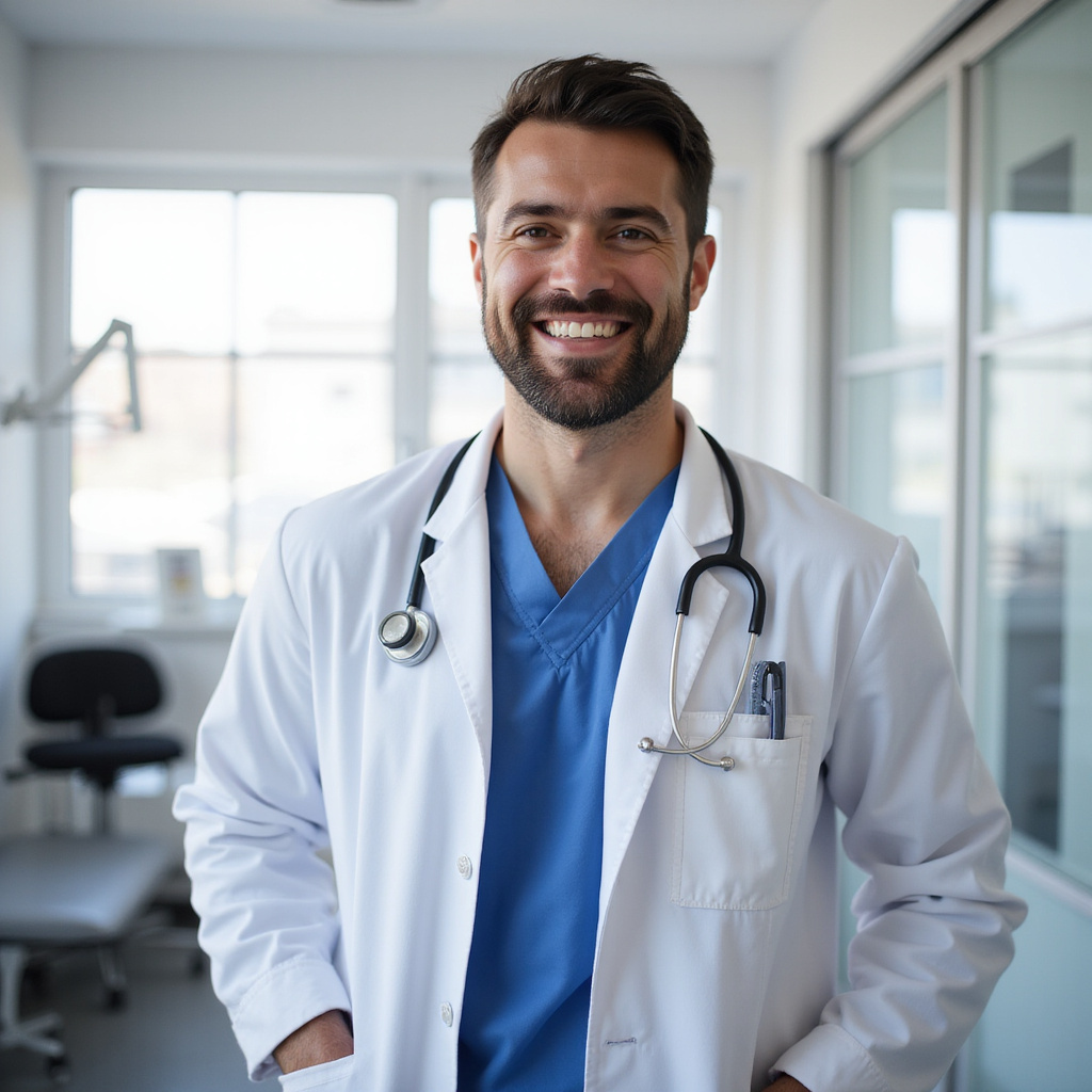 "Orthopedic surgeon wearing blue scrubs and a white coat, smiling warmly inside a bright, modern clinic room" rehabilitation allograft arthroscopic surgical technique rehabilitation allograft rehabilitation rehabilitation physiotherapy physical therapy allograft boot ankle ligament injuries reconstructive surgery ankle ligament grafting physiotherapy rehabilitation physiotherapy allograft physical therapy percutaneous rehabilitation arthroscopic allograft ankle joint ankle lateral ligament reconstruction allograft allograft allograft rehabilitation physical therapy allograft allograft ligaments physical therapy boot rehabilitation physiotherapy implant physical therapy physical therapy rehabilitation allograft physiotherapy allograft allograft ligaments weight bearing tendons tendon surgical technique outpatient arthroscopic surgical technique implant ligaments physiotherapy rehabilitation arthroscopic