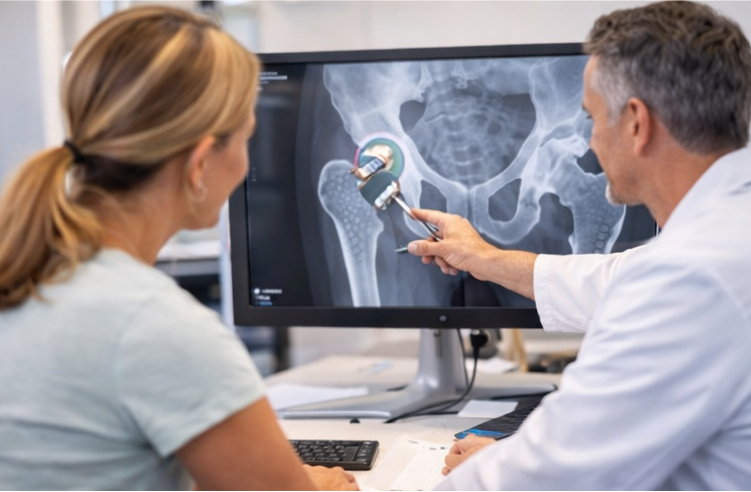 Hip resurfacing consultation with orthopedic surgeon explaining hip joint replacement using X ray imaging to patient.birmingham hip resurfacing hip resurfacing hip resurfacing hip implant resurfacing minimally invasive metal hip replacement surgery osteoarthritis hip resurfacing hip resurf osteoarthritis hip replacement hip implant resurfacing hip implant resurfacing avascular necrosis hip resurfacing hip implant resurfacing hip resurfacing hip implant resurfacing hip replacement hip resurfacing surgery hip replacement metal hip resurfacing surgery smith and nephew total hip replacement hip joint resurfacing