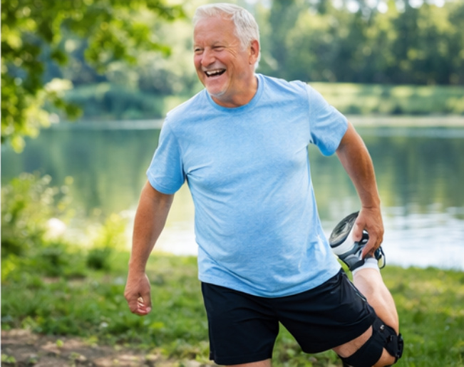 Active patient returning to normal movement after successful PCL reconstruction